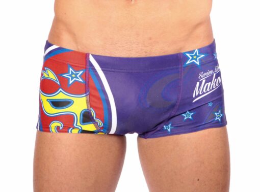 MAKO Shorty Lucha Libre Blue miesten uimahousut