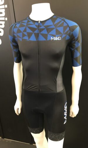 MAKO  Ld, mutta aero trisuit musta/sininen