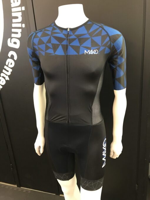 MAKO  Ld, mutta aero trisuit musta/sininen